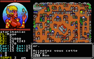 Hillsfar atari screenshot