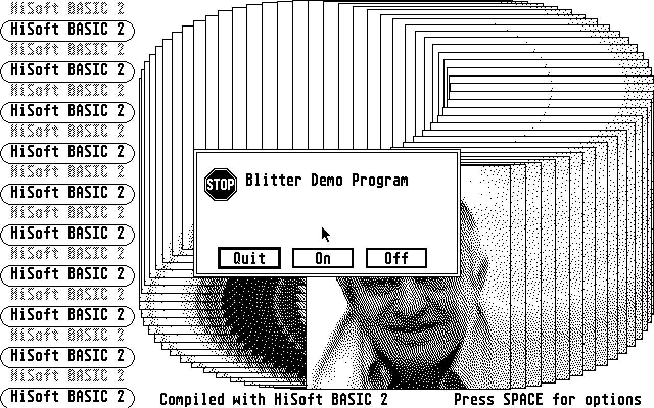 HiSoft BASIC atari screenshot