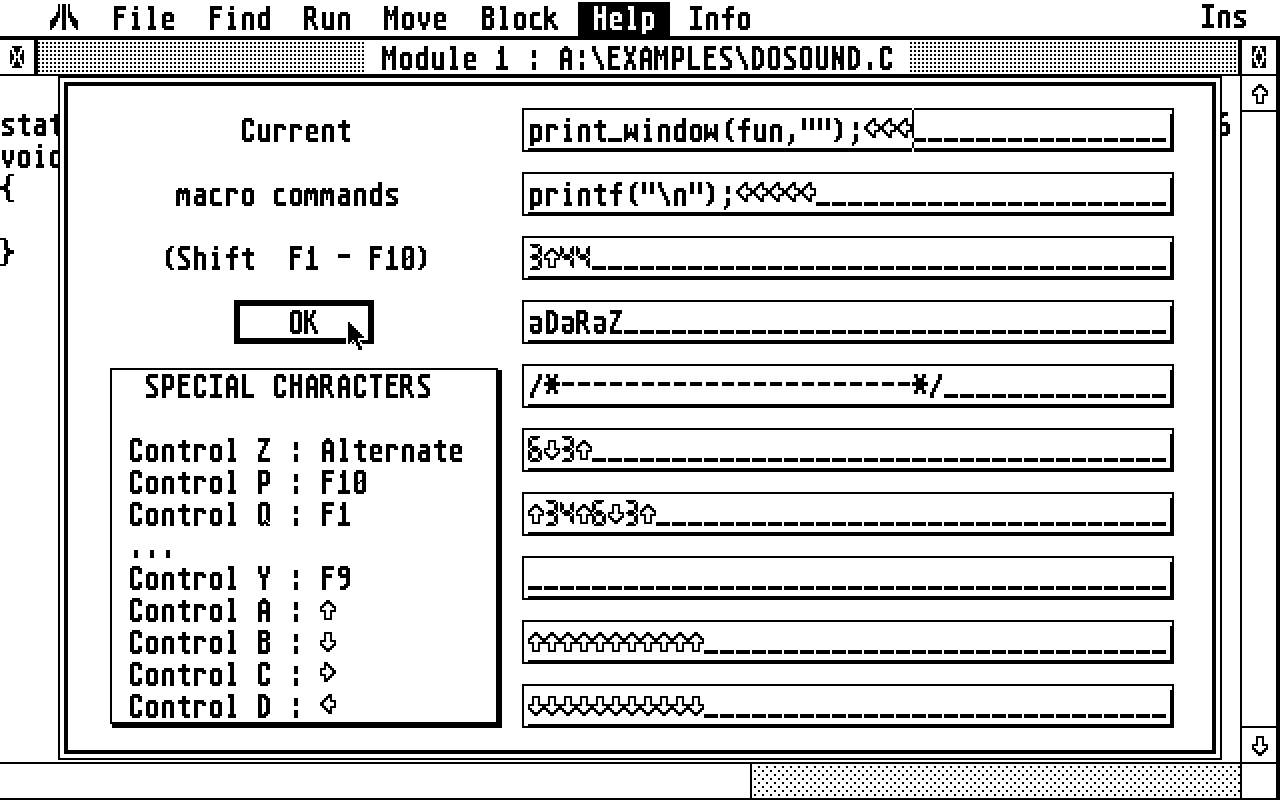 HiSoft C atari screenshot