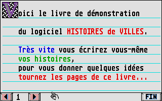 Histoires de Villes atari screenshot