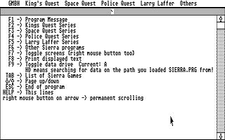 Hitchhikers Guide to Sierra Games (A) atari screenshot