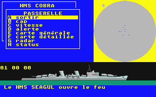 HMS Cobra atari screenshot