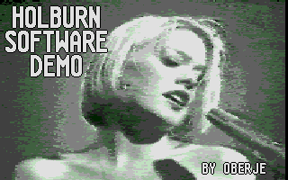 Holburn Software Demo atari screenshot