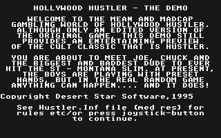 Hollywood Hustler atari screenshot