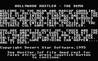 Hollywood Hustler atari screenshot