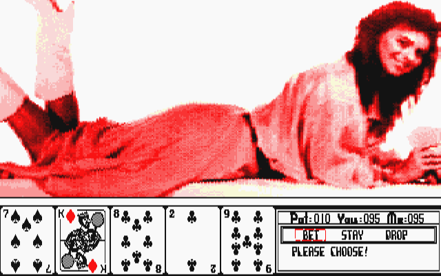 Hollywood Poker atari screenshot
