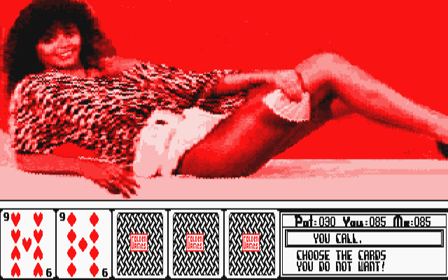 Hollywood Poker atari screenshot