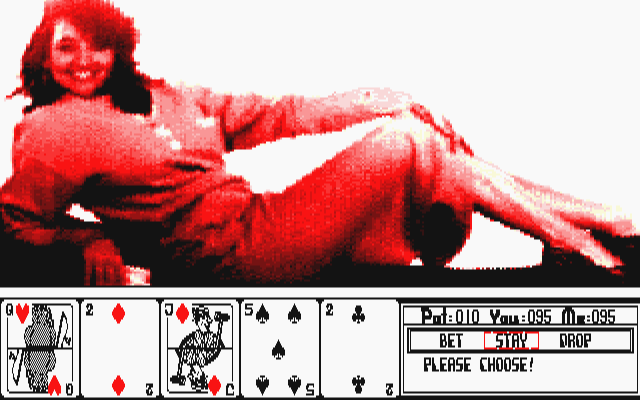 Hollywood Poker atari screenshot