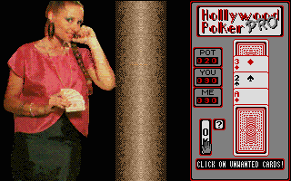 Hollywood Poker Pro atari screenshot