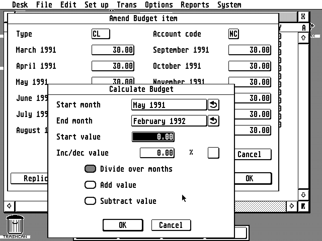 Home Accounts 2 atari screenshot