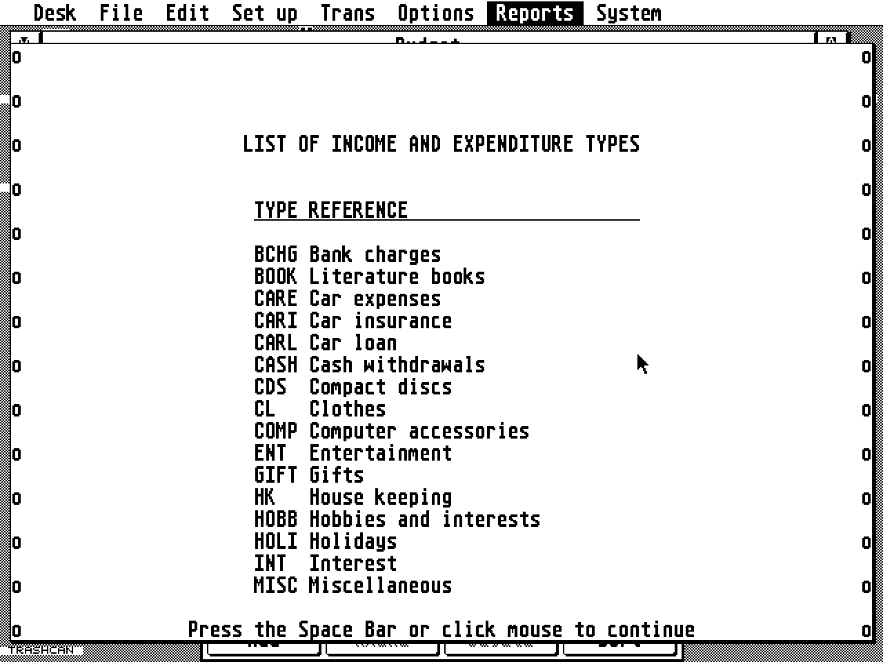Home Accounts 2 atari screenshot