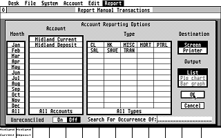 Home Accounts atari screenshot