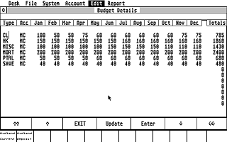 Home Accounts atari screenshot