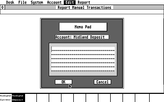 Home Accounts atari screenshot
