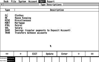 Home Accounts atari screenshot