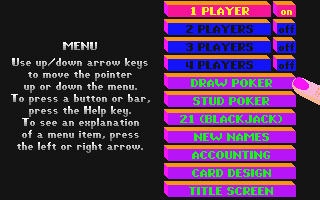 Home Casino Poker atari screenshot