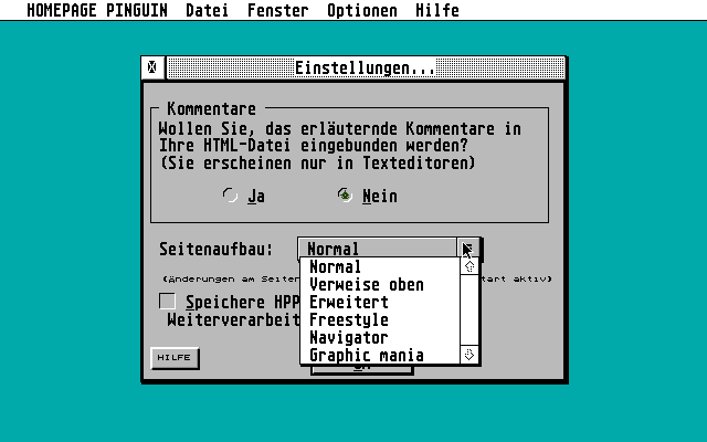 Homepage Penguin atari screenshot