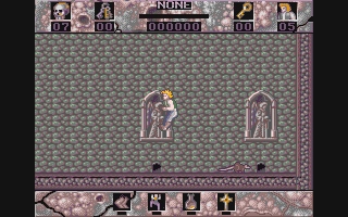 Horror Zombies from the Crypt atari screenshot