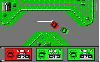 Hot Wheels atari screenshot