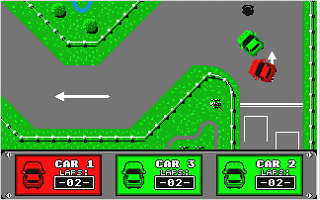 Hot Wheels atari screenshot