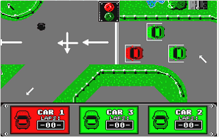 Hot Wheels atari screenshot