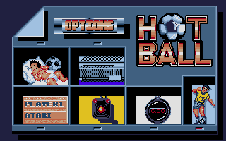 Hotball atari screenshot
