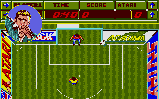 Hotball atari screenshot