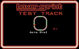 Hover Sprint atari screenshot