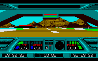 Hover Sprint atari screenshot