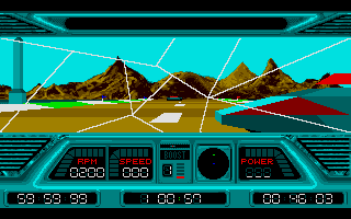 Hover Sprint atari screenshot