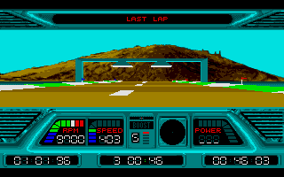 Hover Sprint atari screenshot