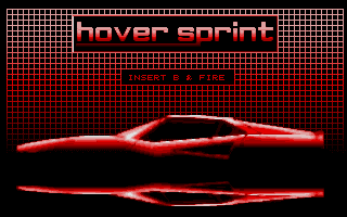 Hover Sprint atari screenshot