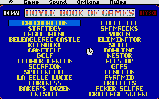 Hoyle - Book of Games - Vol. II atari screenshot