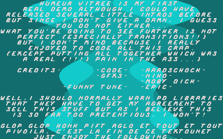 Humeur Vitrée atari screenshot