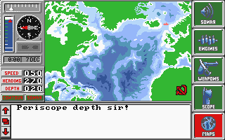 Hunt for Red October (The) atari screenshot