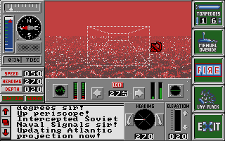 Hunt for Red October (The) atari screenshot