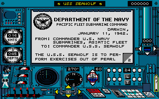 Hunter Killer atari screenshot