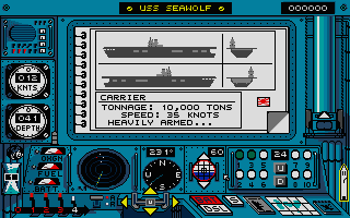 Hunter Killer atari screenshot