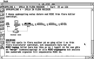 Hyperbok om MIDI atari screenshot