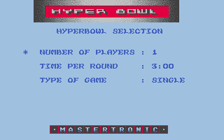 Hyperbowl atari screenshot