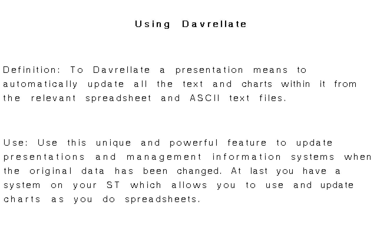 HyperChart atari screenshot