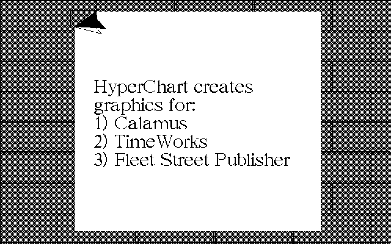 HyperChart atari screenshot