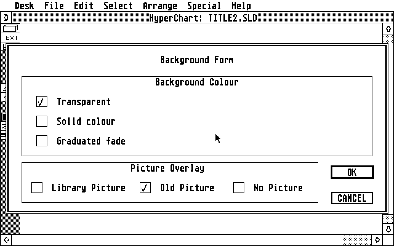 HyperChart atari screenshot