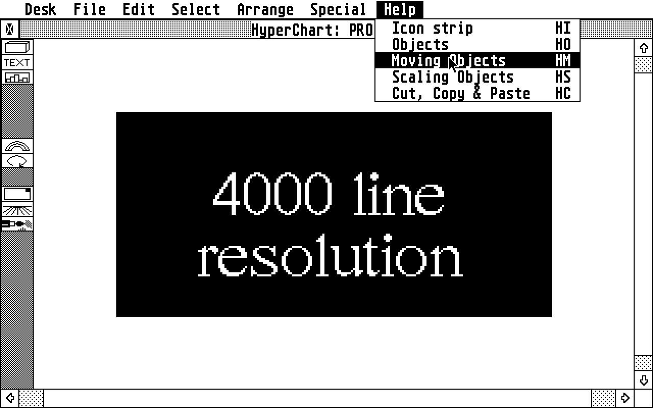 HyperChart atari screenshot