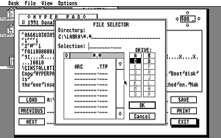 Hyperpad atari screenshot