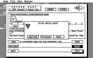 Hyperpad atari screenshot