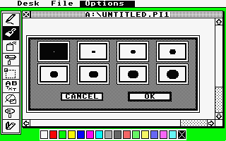 HyperPaint atari screenshot