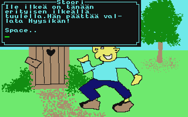 Hyysikän Valtaajat atari screenshot