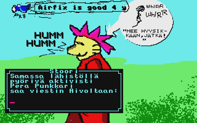 Hyysikän Valtaajat atari screenshot
