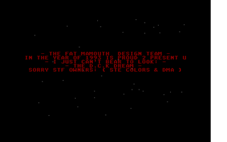 I Just Can't Bear to Look atari screenshot